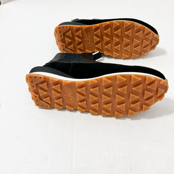 J/Slides NYC NWB Sz 8 Black Leather Eloise Sneaker Bootie - Picture 5 of 10